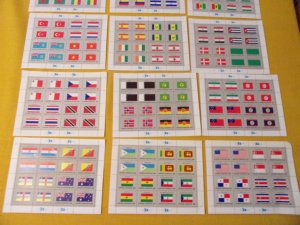 UNITED NATIONS FULL FLAG SHEET COLLECTION, MNH