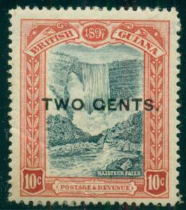 BRITISH GUIANA #158a Mint Hinged, natural gum wrinkles, Scott $70.00