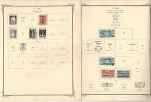 Fiume Collection 1918-1924 on 14 Scott Specialty Pages 