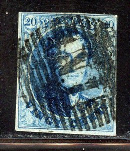Belgium # 11, Used.