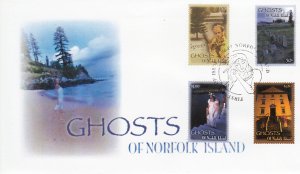 Norfolk Island 2007 FDC Sc #908-11 Set of 4 Ghosts of Norfolk Island