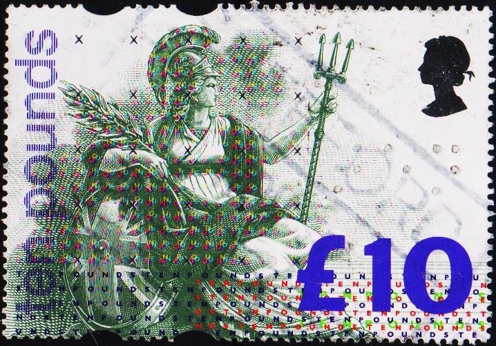 Great Britain.1993 £10. S.G.1658 Fine Used