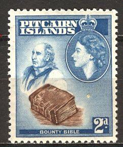 Pitcairn Islds.; 1957: Sc. # 22: */MH Single Stamp