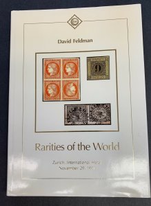 Rarities of the World 1991, David Feldman, Geneva, Nov. 29, 1991, Hardbound