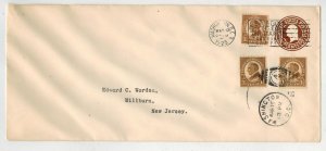 1925 G WASHINGTON ENVELOPE U481 COMBO U553 582 598 WORDEN #10 ALL FIRST DAY $200