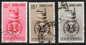 Venezuela Sc #C357-C359 Used