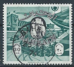 Bahrain 1966 - 30f Isa bin Salman & Airport - SG143 used