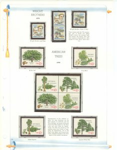 United States #1756/1767a/C71-C92 Mint (NH) Single (Complete Set) (Flora)