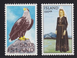 Iceland Sc 378-379 MNH. 1965-66 Definitives cplt VF