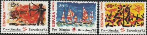 Spain, #B191-B193 Unused , From 1992