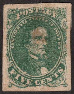 USA Confed  #1 SUPERB mint no gum, large margins, repaired, nice filler Retai...