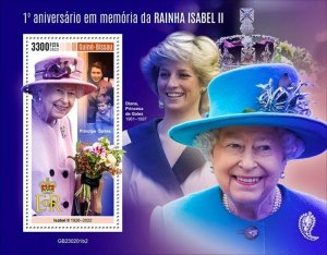 Guinea-Bissau - 2023 Queen Elizabeth II - Stamp Souvenir Sheet - GB230201b2