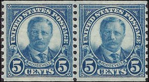 602 Mint,OG,NH... Pair... SCV $7.50