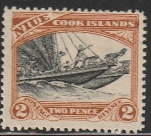 Niue Sc#62  Mint,  Hinged w/clean back  (987k)