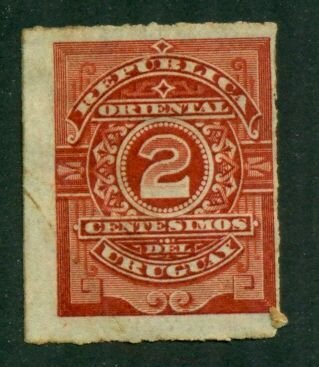 Uruguay 1884 #60 MH  SCV (2024) = $15.00