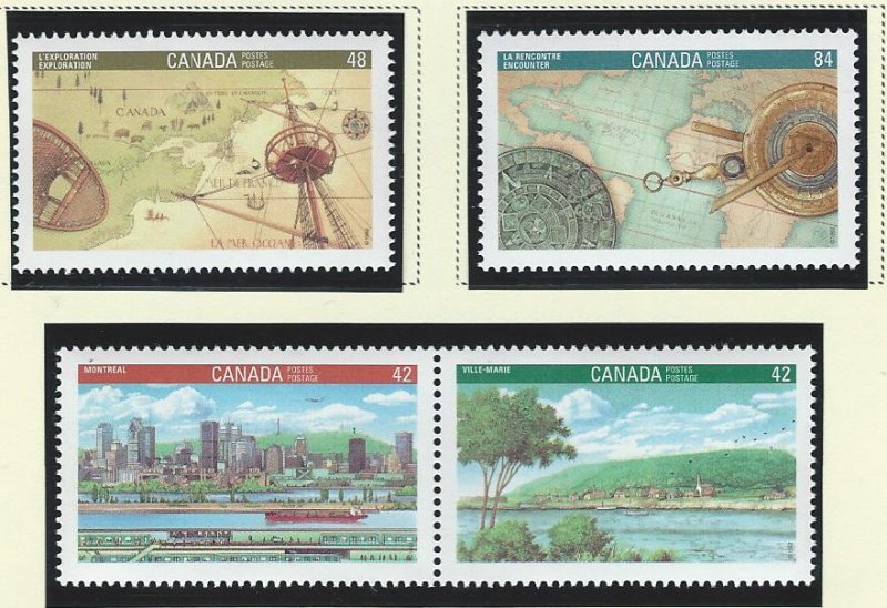 Canada  MNH   cat.# 1404-1407