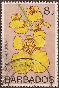 Barbados 401 - Used - Dancing Dolls (Orchid) (cv $0.95)