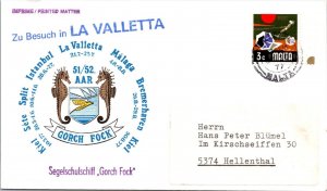 Malta 1977 FDC - Gorch Fock - Visiting La Valletta - F67776