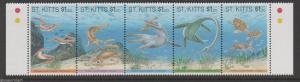 ST KITTS  PREHISTORIC ANIMALS  1994   COMPLETE SET