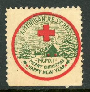 USA 1911 Red Cross Christmas Seal  Scott WX11 Mint W638