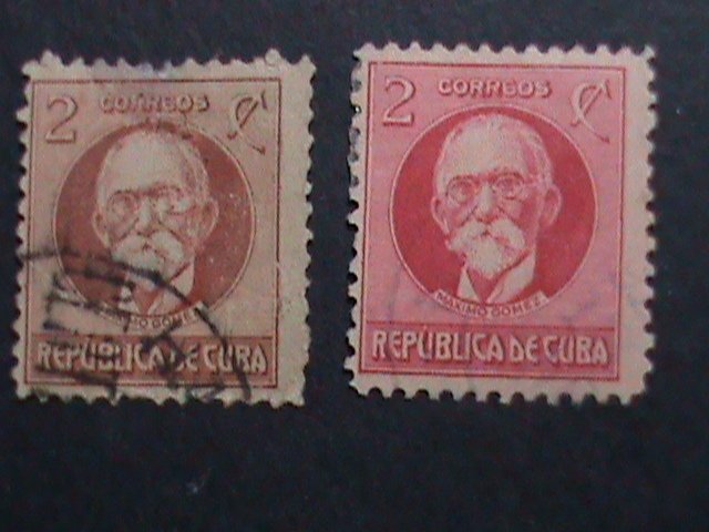 ​CUBA 1917- SC# 265 ERROR? MISSING RED? 105 YEARS OLD STAMP- MAXIMO GOMEZ-USED