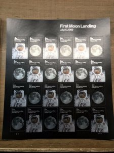2019 FirstMoon Landing/Forever Stamp Sheet~24 Stamps~MNH