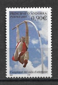 2003 Andorra French 573 World Track & Field championship, Paris MNH