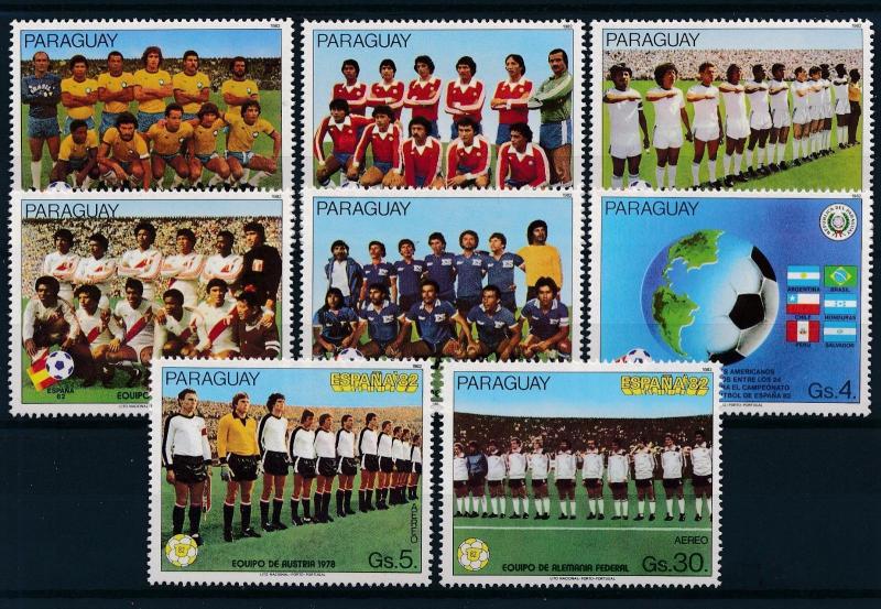 [59339] Paraguay 1982 World Cup Soccer Football Spain MNH