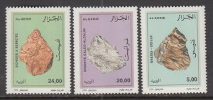 Algeria 1154-1156 Minerals MNH VF