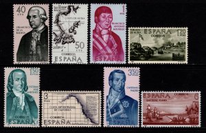 Spain 1967 Explorers & Colonisers of America (7th series), Set [Mint]