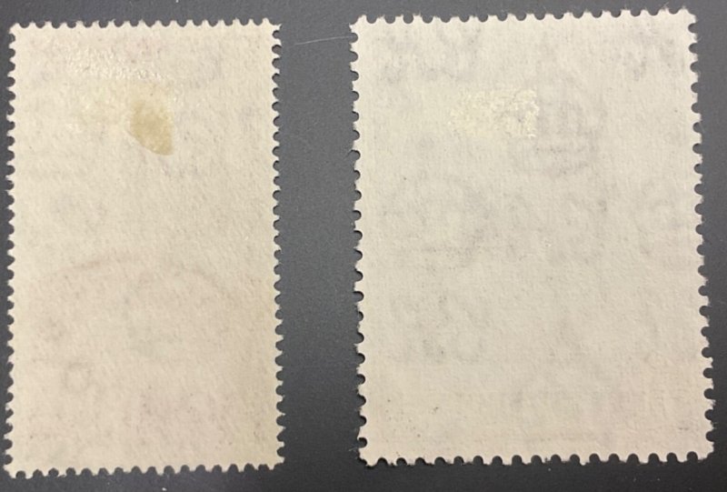 St. Lucia #120-130 - 1948 set of 2 - Used - Silver Wedding Issue