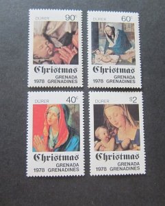 Grenada Grenadadines Sc 308-311 Christmas Set MNH