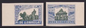 Spain Galvez 657,574 MNH. 1937 Pi de Llobregat Locals