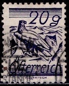 Austria; 1925: Sc. # 316: Used Single Stamp
