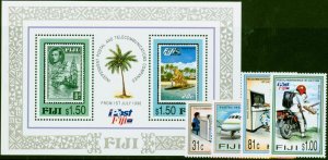 Fiji 1996 Postal & Telecoms Set of 5 SG956-MS960 V.F MNH