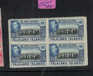 Falkland Islands SG 151 Block of 4 MNH (3etl) 