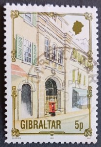 1993 Gibraltar 635 General Post Office View Nice Almost Full Cancel Used