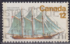 Canada 745 Sailing Vessels, Ships 12¢ 1977