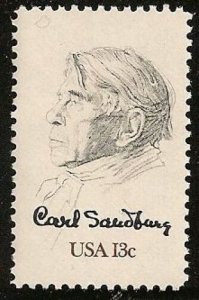 US 1731 Carl Sandburg 13c single MNH 1978