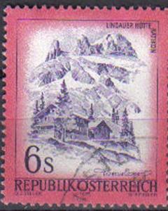 AUSTRIA, 1975, used 6s Views. Scott 967