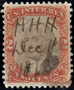 R135 2¢ Third Issue Documentary Stamp (1871) Used