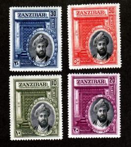 Zanzibar # 214-217 Mint!