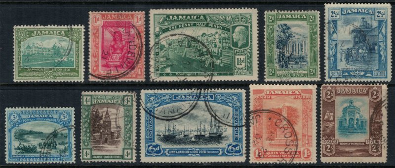 Jamaica #88-97  CV $9.35