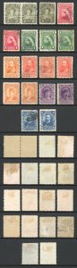 Newfoundland SG179/87 (no 5c) selection of mint and used