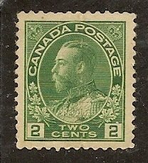 Canada   Scott  107    King        Unused No Gum