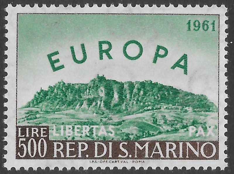 San Marino Scott 490 MNH L500 Europa Issue of 1961