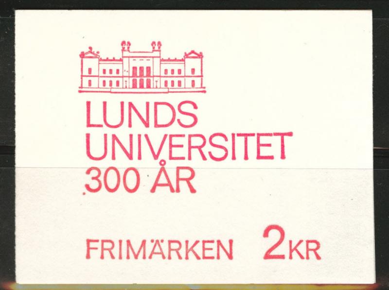 SWEDEN Scott 781a MNH** 1968 Lund University Booklet