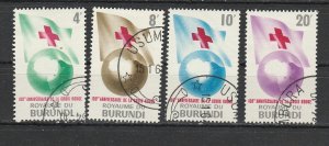 Burundi  53-56    (O)  1963   Complet