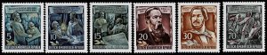 DDR 1955,Sc.#259-264 MNH  Friedrich-Engels-Year