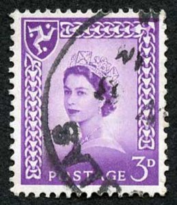 IOM SG2a 3d Deep Lilac on Chalky Paper Fine used cat from 6.50 pounds